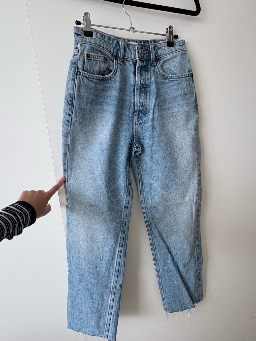 Zara High-Rise Light Blue Women's Jeans